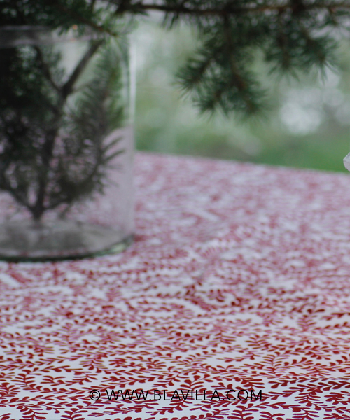 blavilla kangas punainen 1V